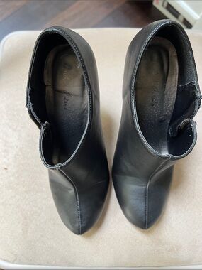 Michael Antonio Black Pointed Toe Ankle Booties